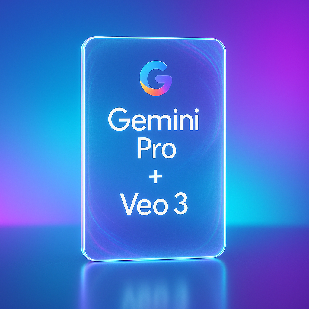 Gemini 3.0 Veo – Member Pro – Version Premium – Abonnement 1 An